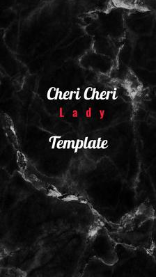 Cheri Cheri Lady CapCut Template links